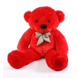 Red 3.5 Feet Bow Teddy Bear